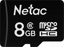 Карта памяти Netac P500 Standard microSDHC 8GB NT02P500STN-008G-N