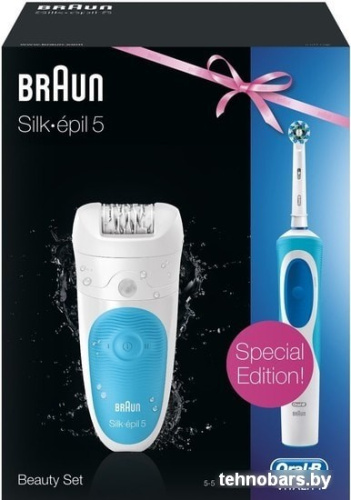 Эпилятор Braun Silk-epil 5 5-511 Wet&Dry + Oral-B Vitality Cross Action D12.513 фото 4