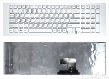 Клавиатура для ноутбука Sony VPC-EJ, белая