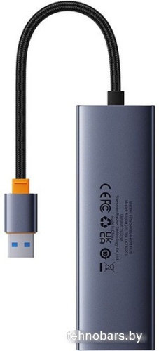 USB-хаб Baseus Flite Series 4-Port USB-A Hub B0005280A813-01 фото 4