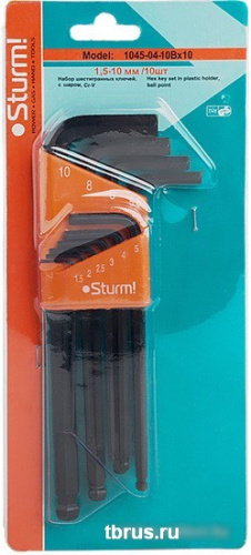 Набор ключей Sturm 1045-04-10Bx10 10 предметов фото 3