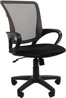 Кресло CHAIRMAN 969 (черный/серый)