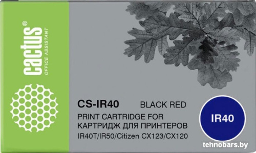 Лента для матричного картриджа CACTUS CS-IR40 (аналог Citizen IR40T/IR50) фото 3