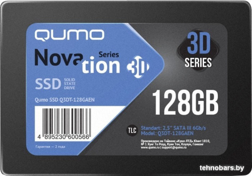 SSD QUMO Novation 3D TLC 128GB Q3DT-128GPBN фото 3