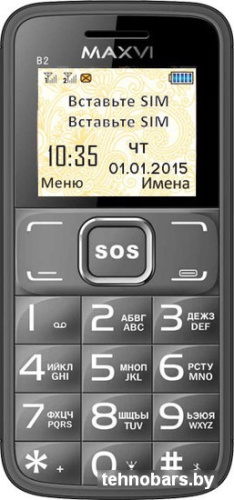 Мобильный телефон Maxvi B2 Grey фото 3