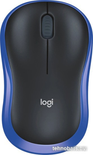 Мышь Logitech M186 (черный/синий) фото 3