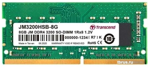 Оперативная память Transcend JetRam 16GB DDR4 SODIMM PC4-25600 JM3200HSB-16G фото 3