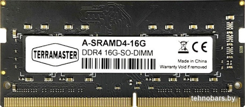 Оперативная память TerraMaster 16ГБ DDR4 SODIMM 2666 МГц A-SRAMD4-16G фото 3