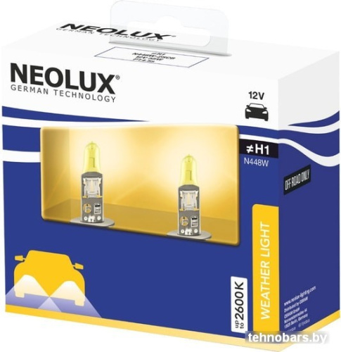 Галогенная лампа Neolux H1 Weather Light 2шт фото 3