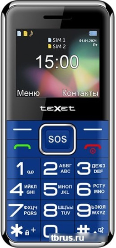 Мобильный телефон TeXet TM-B319 (синий) фото 4