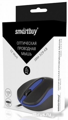 Мышь SmartBuy 329 черный/синий [SBM-329-KB] фото 7