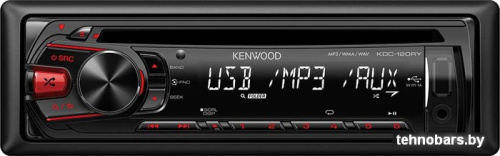 CD/MP3-магнитола Kenwood KDC-120RY фото 3