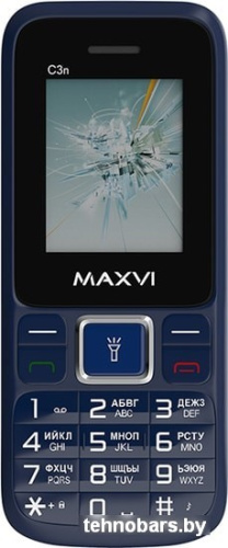 Мобильный телефон Maxvi C3n (маренго) фото 4