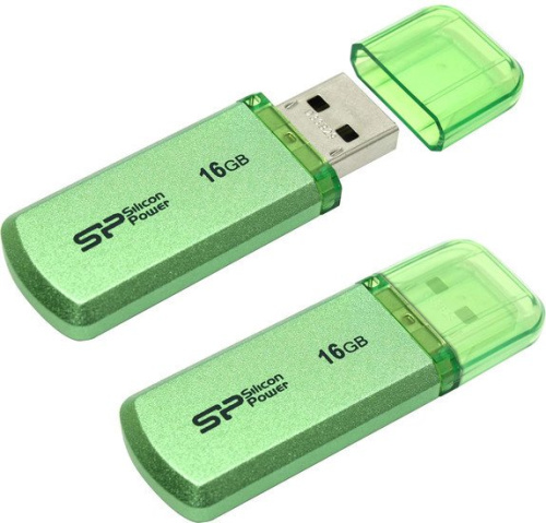 USB Flash Silicon-Power Helios 101 16GB зеленый [SP016GBUF2101V1N] фото 6