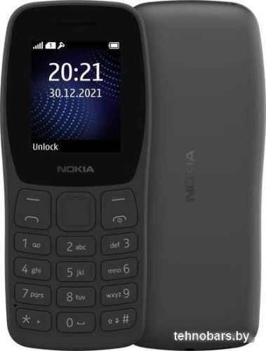 Кнопочный телефон Nokia 105 (2022) TA-1432 (черный) фото 3