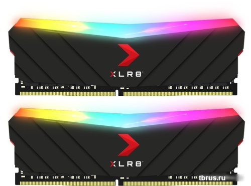 Оперативная память PNY XLR8 Gaming Epic-X RGB 2x8GB DDR4 PC4-25600 MD16GK2D4320016XRGB фото 3