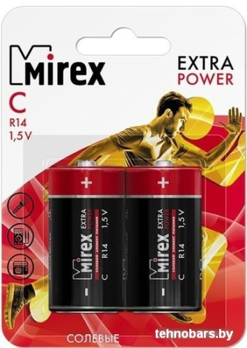 Батарейки Mirex Extra Power C 2 шт 23702-ER14-E2 фото 3
