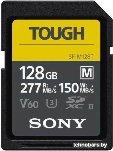 Карта памяти Sony SF-M Tough SDXC 128GB фото 3