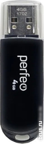 USB Flash Perfeo C03 4GB (черный) фото 3