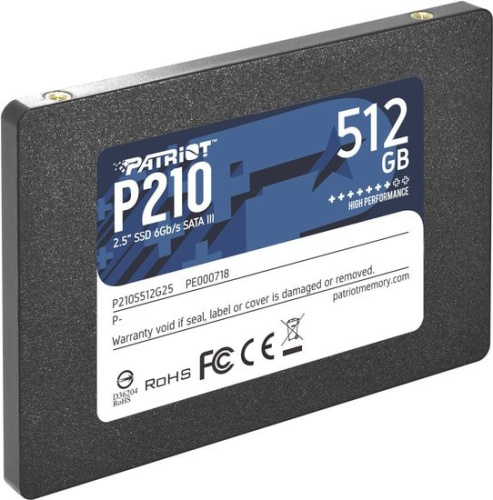 SSD Patriot P210 512GB P210S512G25 фото 5