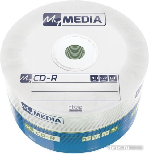 CD-R диск MyMedia 700Mb MyMedia 52x в пленке 50 шт. 69201 фото 3