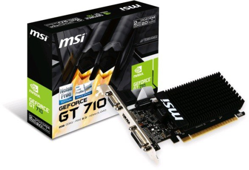 Видеокарта MSI GeForce GT 710 2GB DDR3 [GT 710 2GD3H LP] фото 6