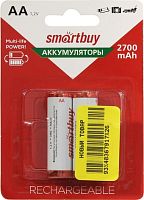 Аккумуляторы SmartBuy AA 2700mAh 2 шт. SBBR-2A02BL2700