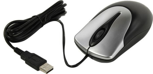 Мышь Genius NetScroll 100 V2 (черный/серебристый) фото 4