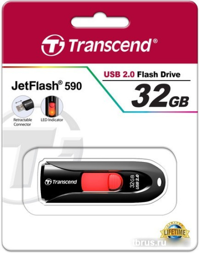 USB Flash Transcend JetFlash 590 32GB (TS32GJF590K) фото 7