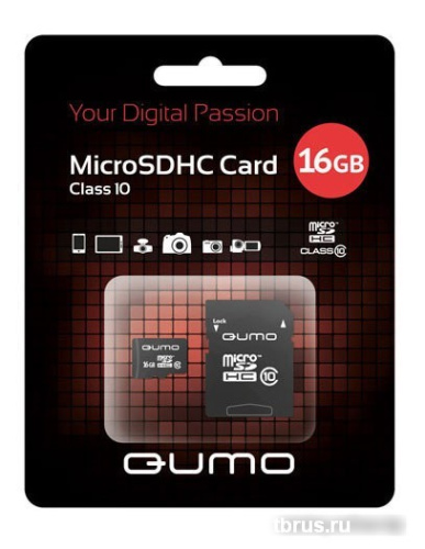 Карта памяти QUMO microSDHC (Class 10) 16GB (QM16GMICSDHC10) фото 5