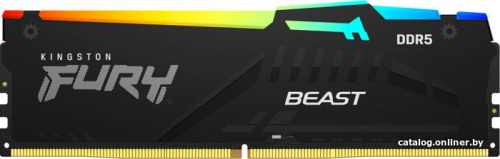 Оперативная память Kingston FURY Beast RGB 8ГБ DDR5 4800МГц KF548C38BBA-8 фото 3