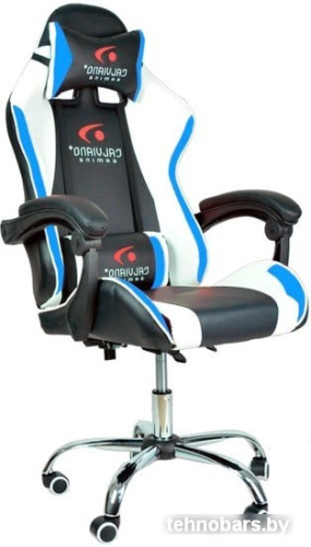 Кресло Calviano Ultimato (черный/белый/голубой) фото 3