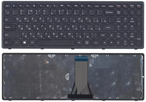 Клавиатура для ноутбука Lenovo G505s, Z510, S510, черная