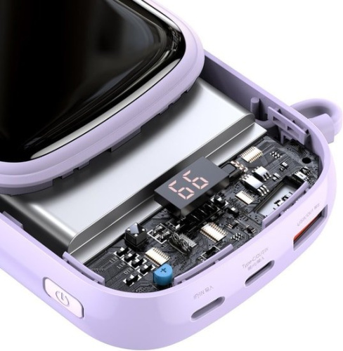 Портативное зарядное устройство Baseus Qpow Digital Display PPQD-H05 20000mAh (фиолетовый) фото 6