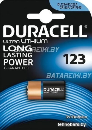 Батарейки DURACELL Lithium CR123A BP фото 3