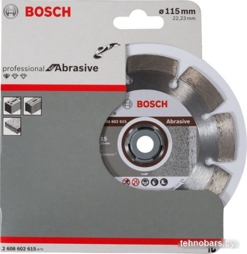 Отрезной диск алмазный Bosch Standard Abrasive 2608602615 фото 4