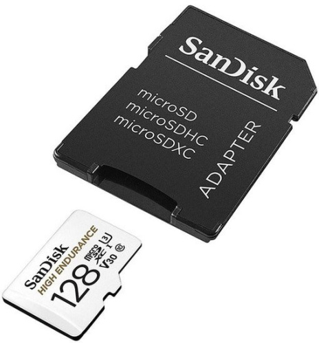 Карта памяти SanDisk High Endurance microSDXC SDSQQNR-128G-GN6IA 128GB (с адаптером) фото 4