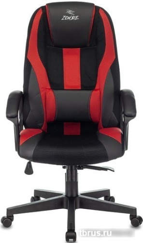 Кресло Бюрократ Zombie 9 (черный/красный) фото 4