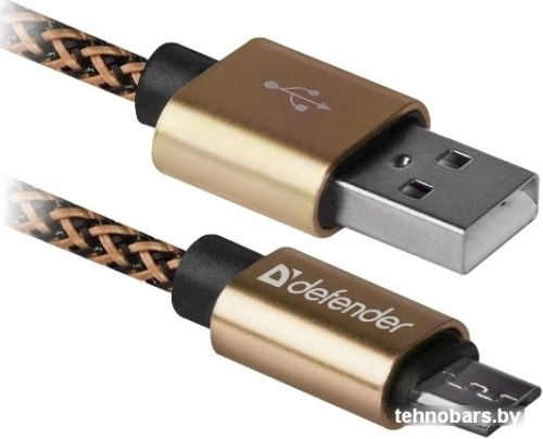 Кабель Defender USB08-03T (золотой) фото 3