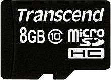 Карта памяти Transcend microSDHC (Class 10) 8GB (TS8GUSDC10)