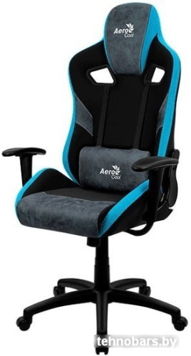 Кресло AeroCool Count Steel Blue (черный/синий) фото 4