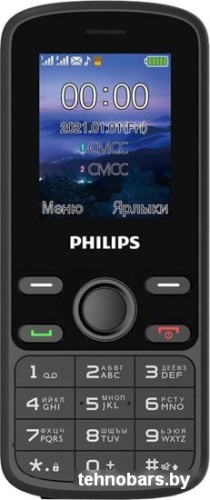 Мобильный телефон Philips Xenium E111 (черный) фото 4