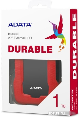 Внешний жесткий диск A-Data HD330 1TB (красный) фото 6
