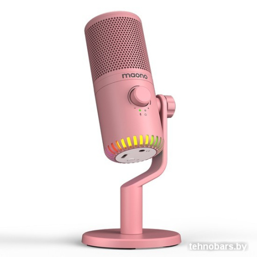 Проводной микрофон Maono DM30 (розовый) фото 4