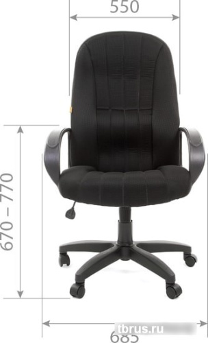 Кресло CHAIRMAN 685 TW12 (серый) фото 6