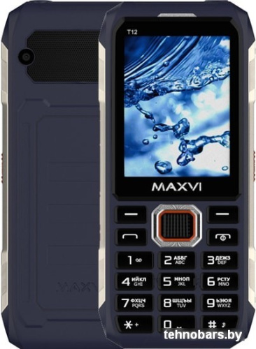 Мобильный телефон Maxvi T12 (синий) фото 3