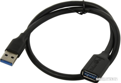Удлинитель Telecom USB Type-A TUS708-1m (1 м, черный) фото 3