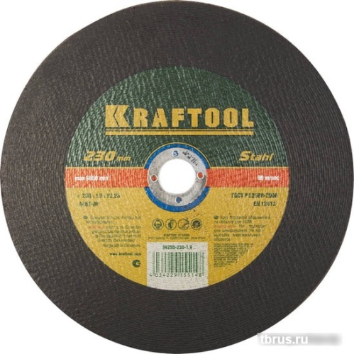 Отрезной диск KRAFTOOL 36250-230-1.9 фото 3