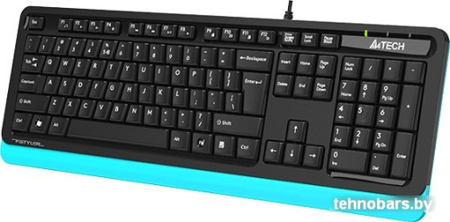 Клавиатура A4Tech Fstyler FKS10 (черный/синий) фото 4
