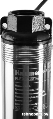 Скважинный насос Hammer NAP600/39S фото 4